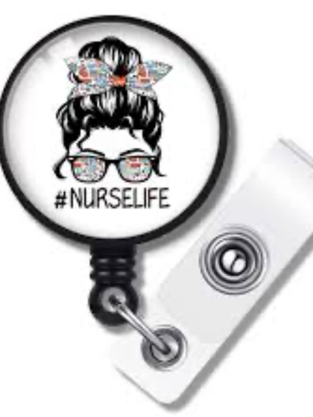 #NURSELIFE Retractable Badge Reel